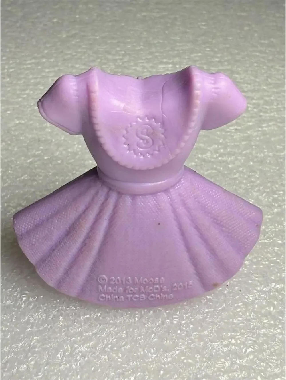 Shopkins Season 3 Purple Dress Figure with Red Bow